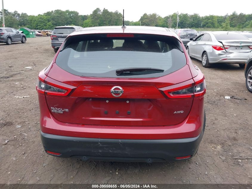 2020 Nissan Rogue Sport S Awd Xtronic Cvt VIN: JN1BJ1CW6LW379487 Lot: 39558655