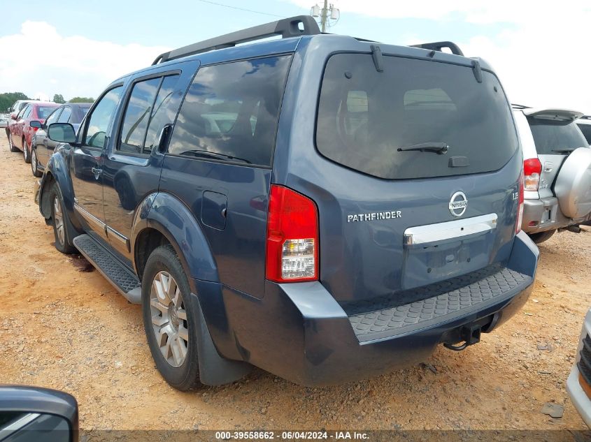 2008 Nissan Pathfinder Le V8 VIN: 5N1BR18BX8C627739 Lot: 39558662