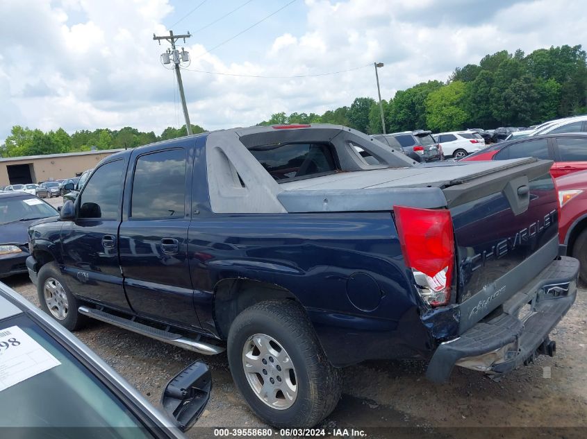 2005 Chevrolet Avalanche 1500 Z66 VIN: 3GNEC12Z85G110724 Lot: 39558680