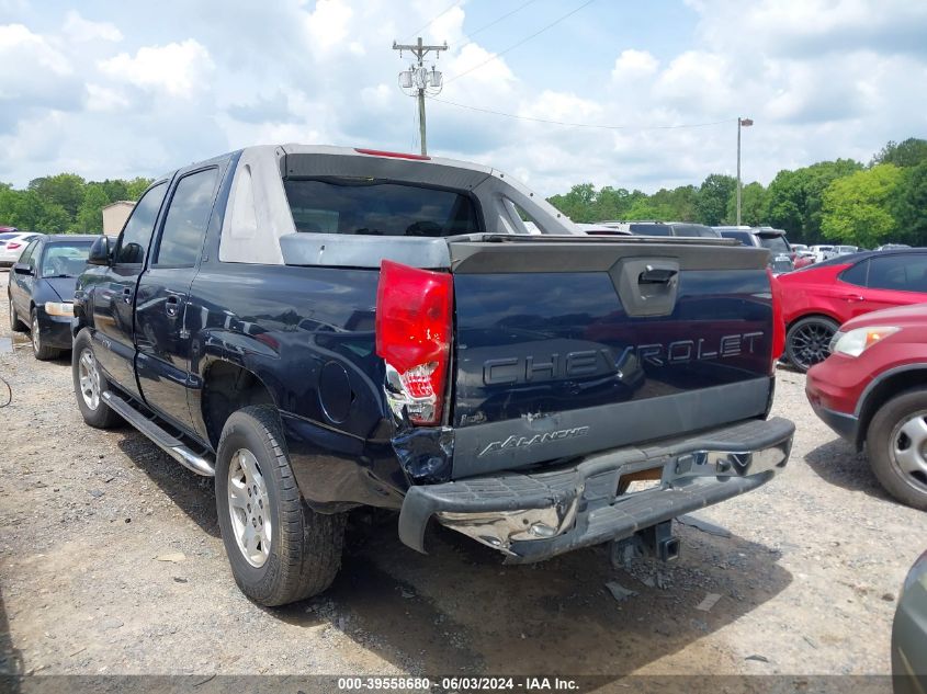 2005 Chevrolet Avalanche 1500 Z66 VIN: 3GNEC12Z85G110724 Lot: 39558680