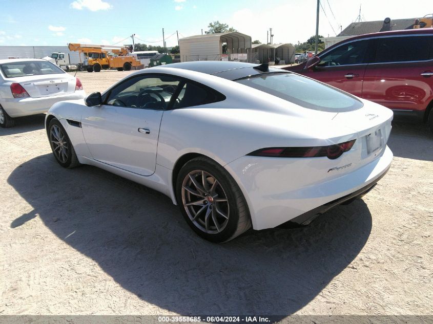 2018 Jaguar F-Type 296Hp VIN: SAJDD1GXXJCK52659 Lot: 39558685