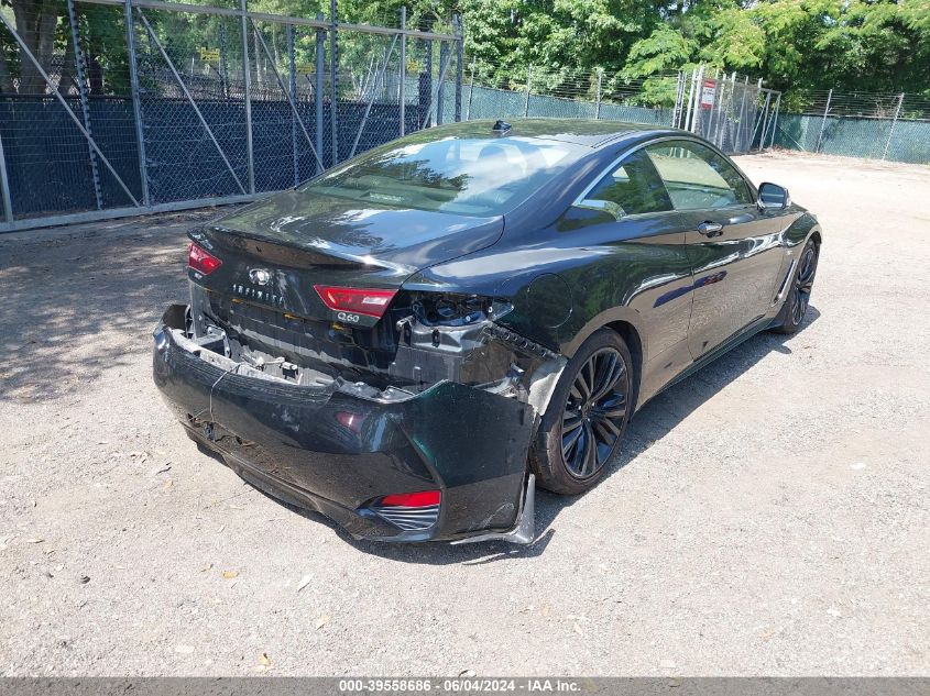 2020 Infiniti Q60 Luxe Awd VIN: JN1EV7EL1LM380551 Lot: 39558686