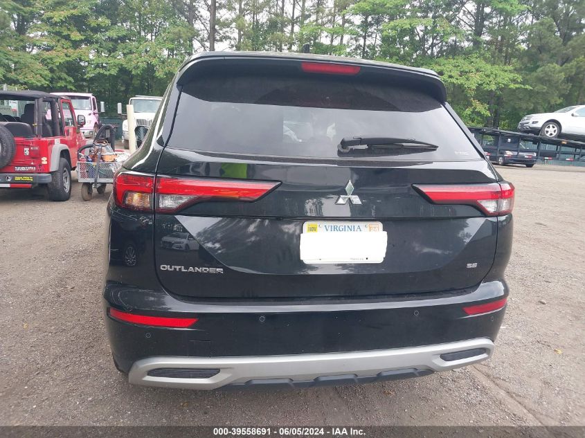 2024 Mitsubishi Outlander Se/Black Edition/Ralliart VIN: JA4J4VA85RZ009483 Lot: 39558691