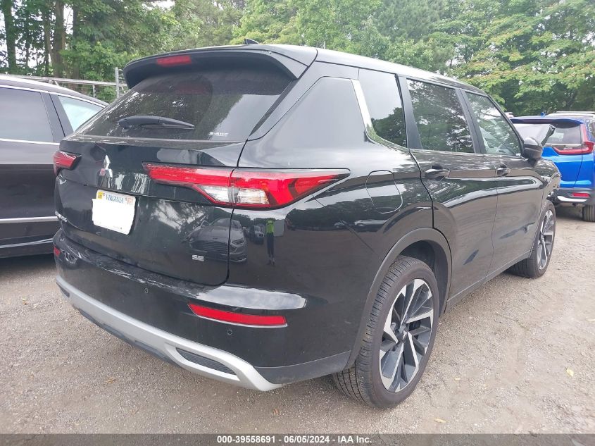 2024 Mitsubishi Outlander Se/Black Edition/Ralliart VIN: JA4J4VA85RZ009483 Lot: 39558691