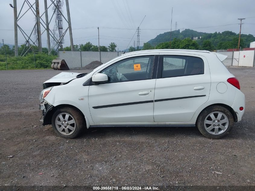 2014 Mitsubishi Mirage Es VIN: ML32A4HJ0EH003728 Lot: 39558718