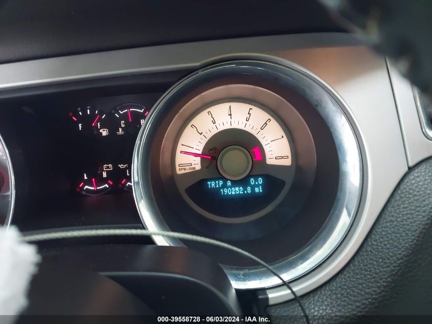 2012 Ford Mustang VIN: 1ZVBP8AM8C5277472 Lot: 39558728