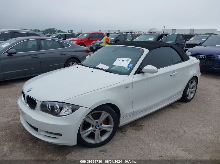 2008 BMW 128I VIN: WBAUL735X8VJ74243 Lot: 39558730