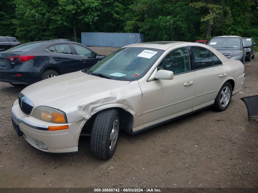 2000 Lincoln Ls V8 Auto VIN: 1LNHM87A6YY750614 Lot: 39558742