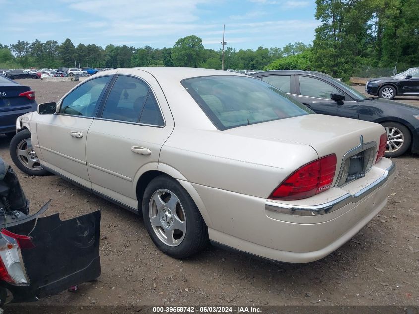 2000 Lincoln Ls V8 Auto VIN: 1LNHM87A6YY750614 Lot: 39558742