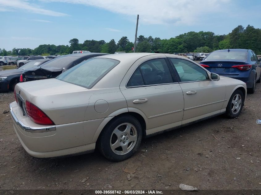 2000 Lincoln Ls V8 Auto VIN: 1LNHM87A6YY750614 Lot: 39558742