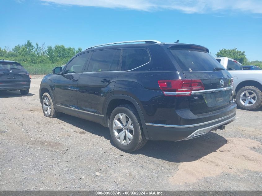 2018 Volkswagen Atlas 3.6L V6 Sel VIN: 1V2MR2CA2JC549642 Lot: 39558749