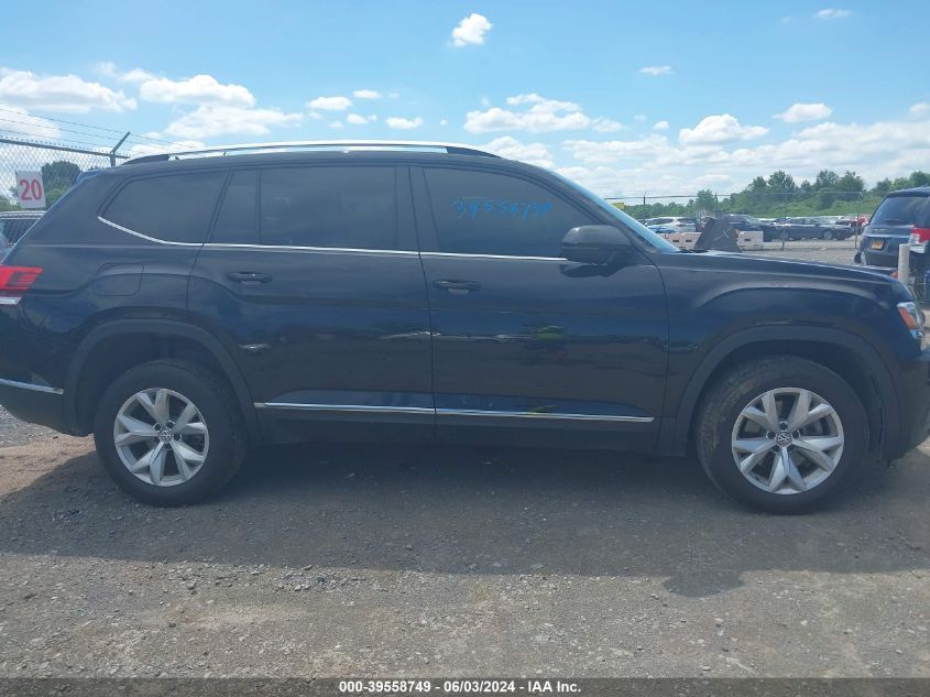 2018 Volkswagen Atlas 3.6L V6 Sel VIN: 1V2MR2CA2JC549642 Lot: 39558749