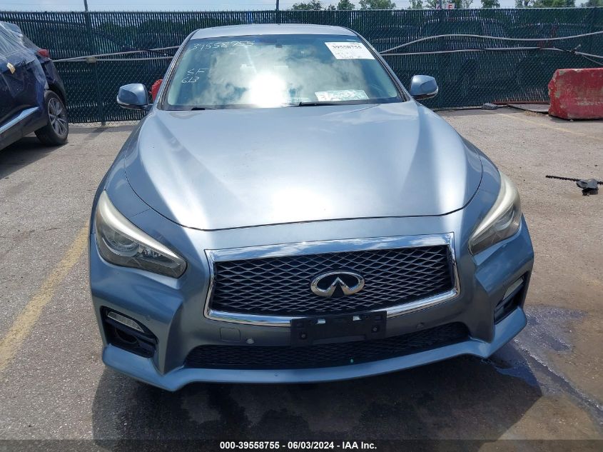 2014 Infiniti Q50 Sport VIN: JN1BV7AR1EM698945 Lot: 39558755