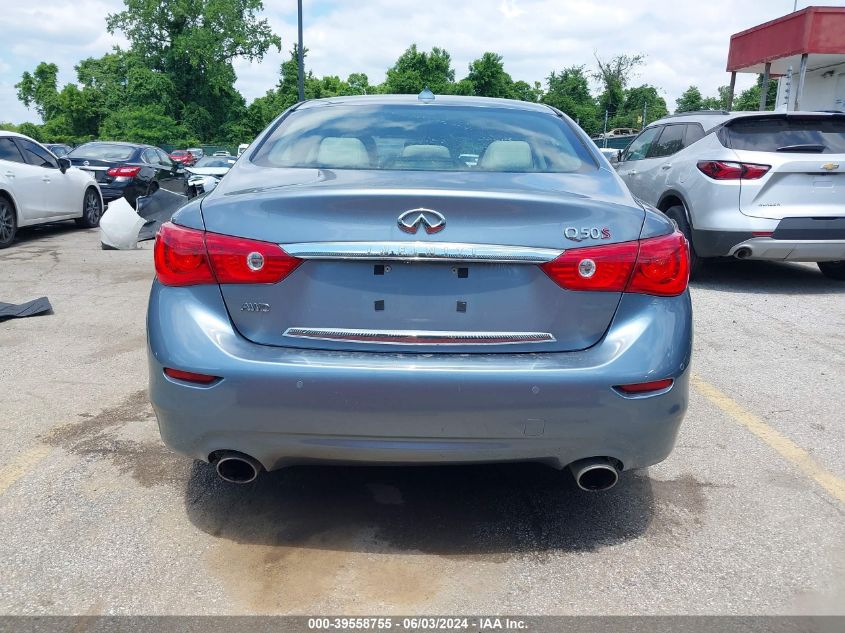 2014 Infiniti Q50 Sport VIN: JN1BV7AR1EM698945 Lot: 39558755