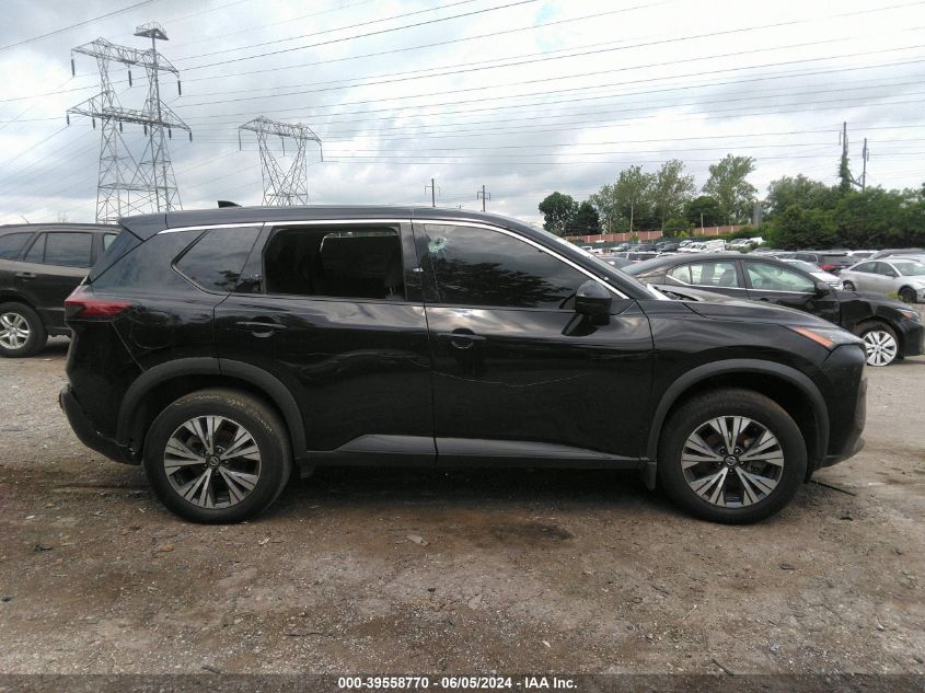 2021 Nissan Rogue Sv Intelligent Awd VIN: 5N1AT3BB0MC776530 Lot: 40465407