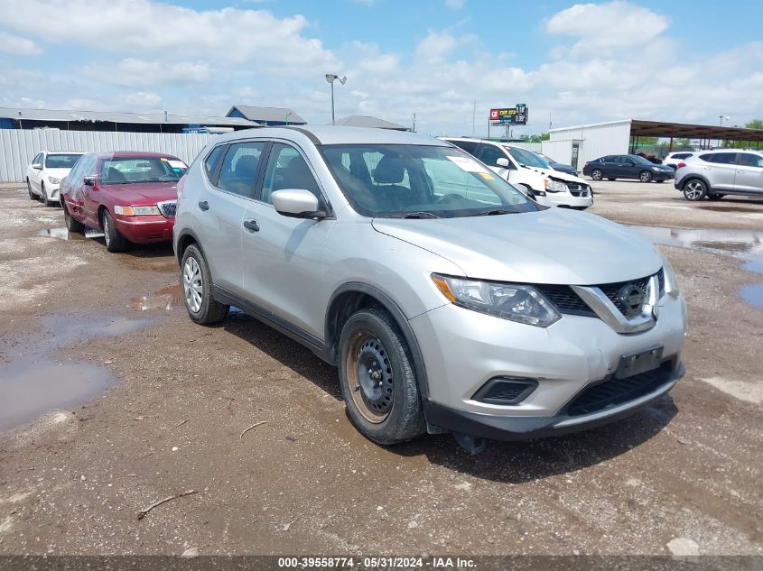 2016 Nissan Rogue S/Sl/Sv VIN: 5N1AT2MT9GC784646 Lot: 39558774