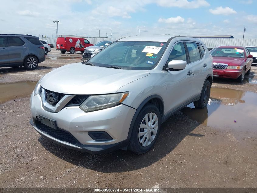 2016 Nissan Rogue S/Sl/Sv VIN: 5N1AT2MT9GC784646 Lot: 39558774