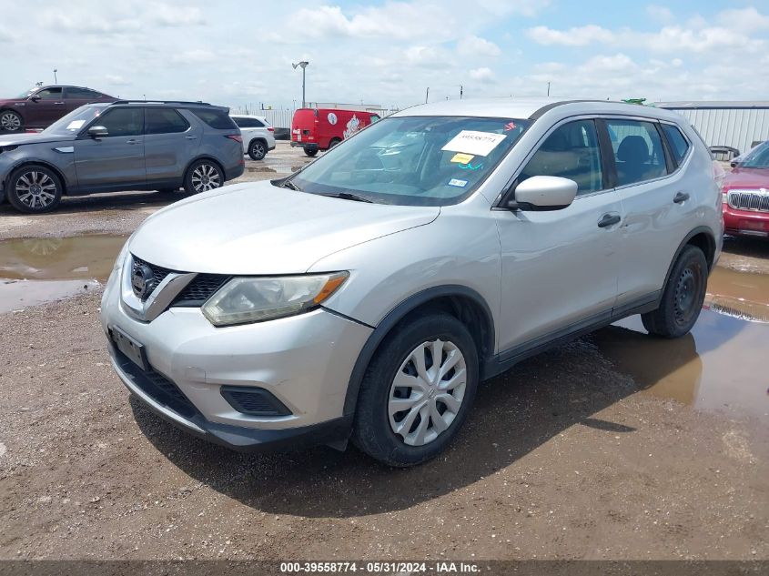 2016 Nissan Rogue S/Sl/Sv VIN: 5N1AT2MT9GC784646 Lot: 39558774