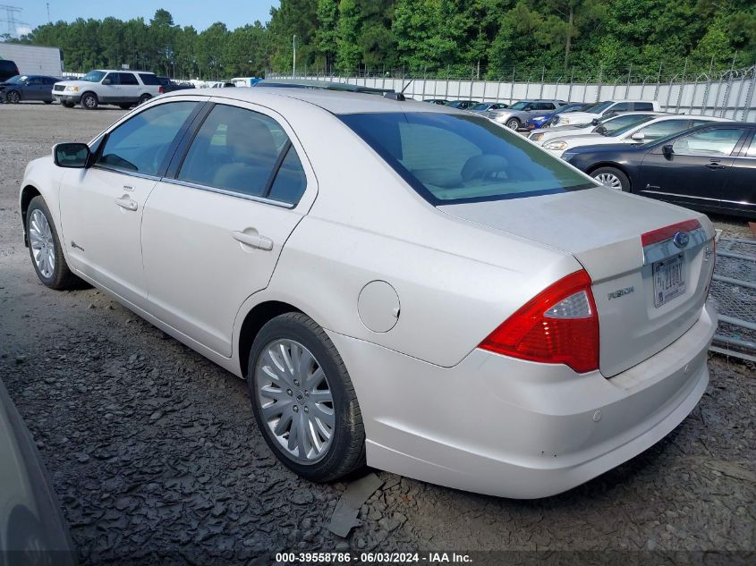 2010 Ford Fusion Hybrid VIN: 3FADP0L38AR176742 Lot: 39558786