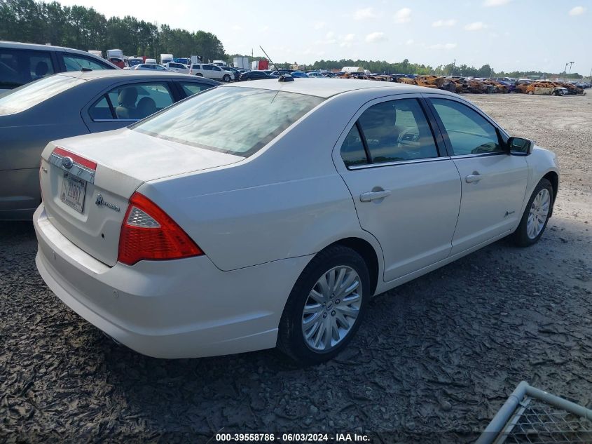 2010 Ford Fusion Hybrid VIN: 3FADP0L38AR176742 Lot: 39558786