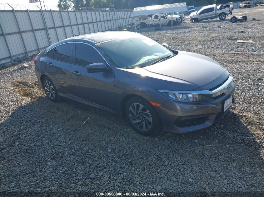 2018 Honda Civic Ex VIN: 2HGFC2F72JH560344 Lot: 39558800