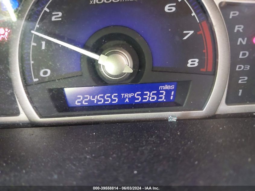 2008 Honda Civic Exl VIN: 2HGFA16978H329886 Lot: 39558814