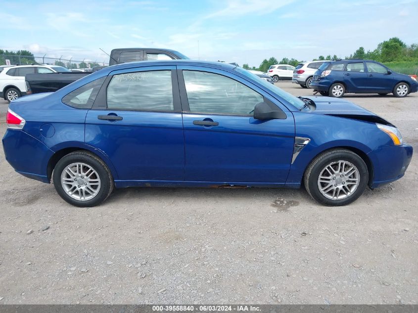 2008 Ford Focus Se/Sel/Ses VIN: 1FAHP35N18W191284 Lot: 39558840