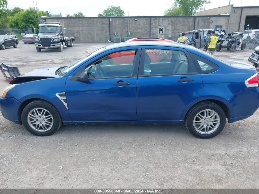 2008 Ford Focus Se/Sel/Ses VIN: 1FAHP35N18W191284 Lot: 39558840