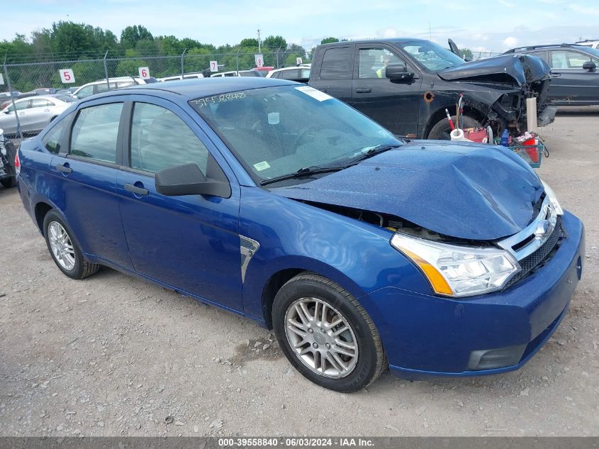 2008 Ford Focus Se/Sel/Ses VIN: 1FAHP35N18W191284 Lot: 39558840