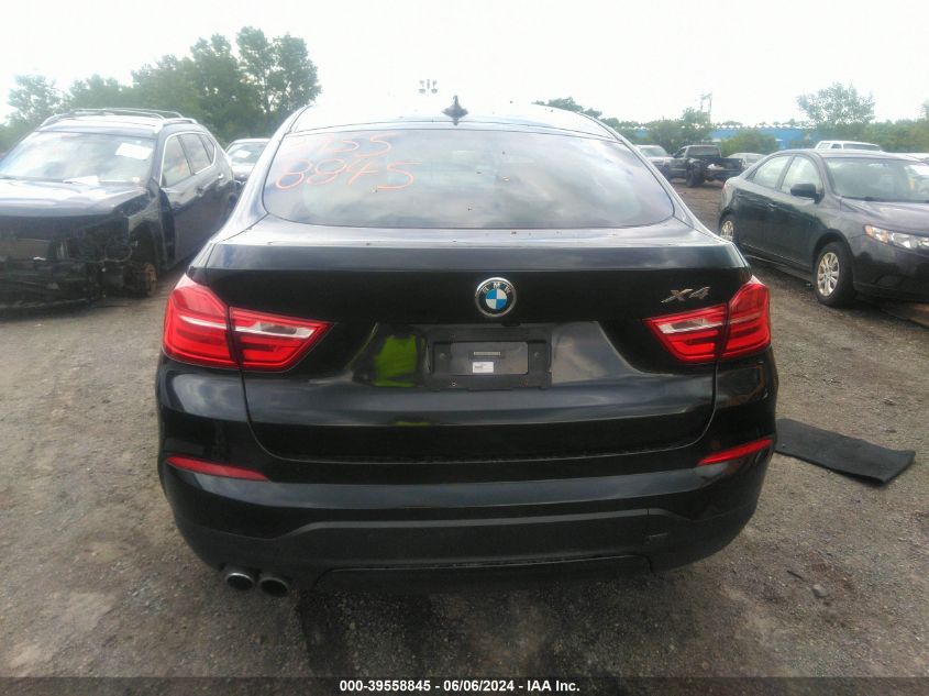 2017 BMW X4 xDrive28I VIN: 5UXXW3C31H0T80514 Lot: 39558845