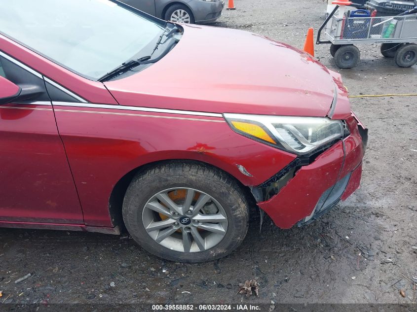 2016 Hyundai Sonata Se VIN: 5NPE24AF8GH262405 Lot: 39558852