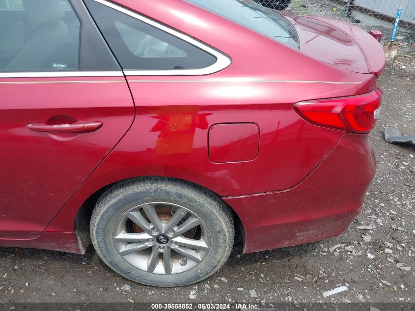 2016 Hyundai Sonata Se VIN: 5NPE24AF8GH262405 Lot: 39558852