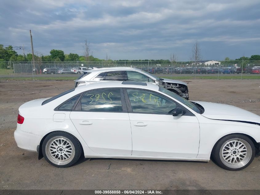 2011 Audi A4 2.0T Premium VIN: WAUAFAFL1BN051536 Lot: 39558858