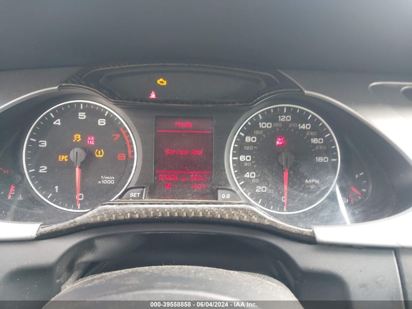 2011 Audi A4 2.0T Premium VIN: WAUAFAFL1BN051536 Lot: 39558858