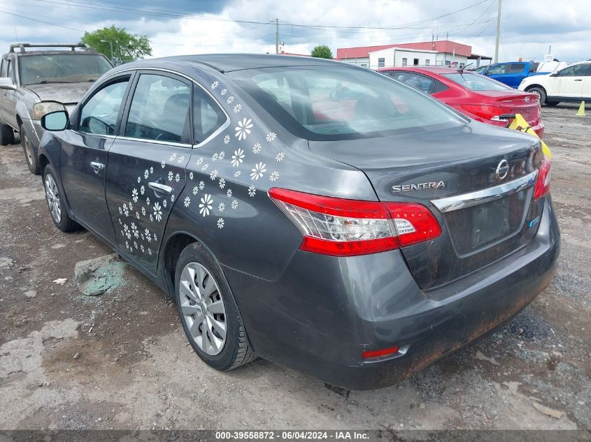 2014 Nissan Sentra Sv VIN: 3N1AB7AP5EL658641 Lot: 39558872