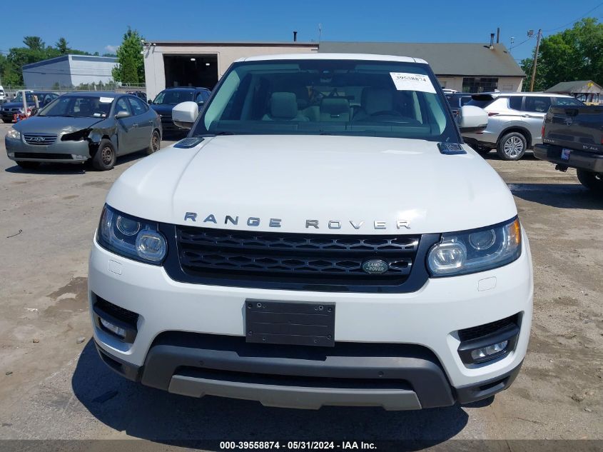 2015 Land Rover Range Rover Sport 3.0L V6 Supercharged Hse VIN: SALWR2VF9FA624822 Lot: 39558874
