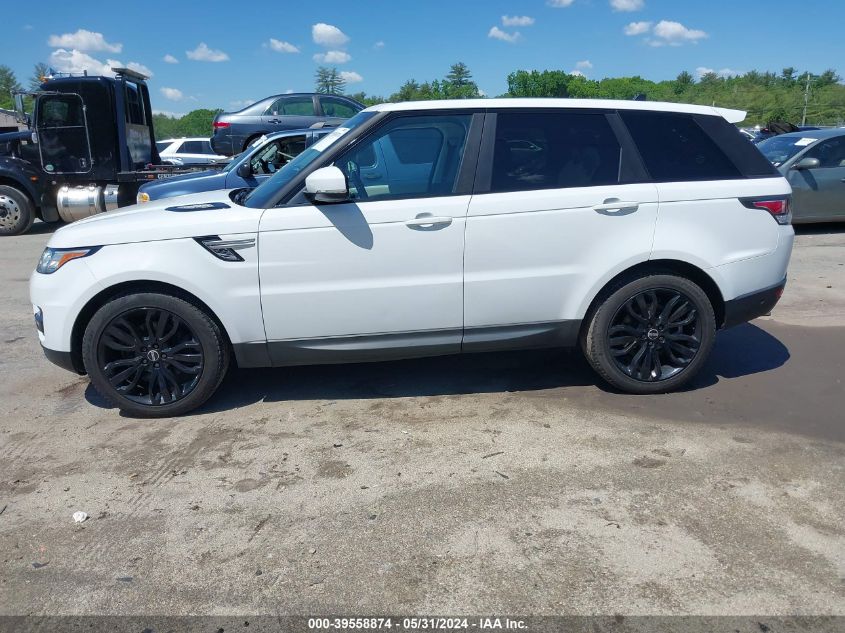 2015 Land Rover Range Rover Sport 3.0L V6 Supercharged Hse VIN: SALWR2VF9FA624822 Lot: 39558874