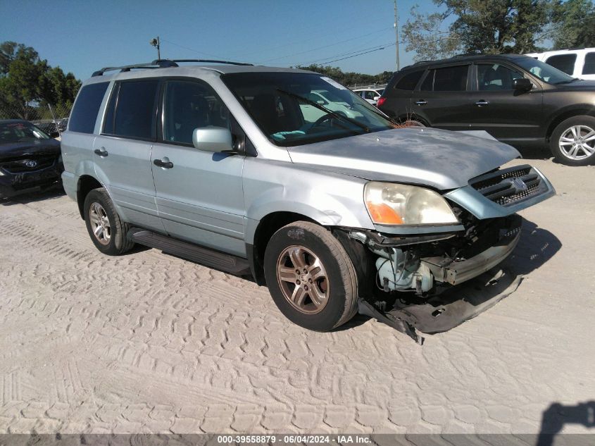 2003 Honda Pilot Ex VIN: 2HKYF18463H607767 Lot: 39558879