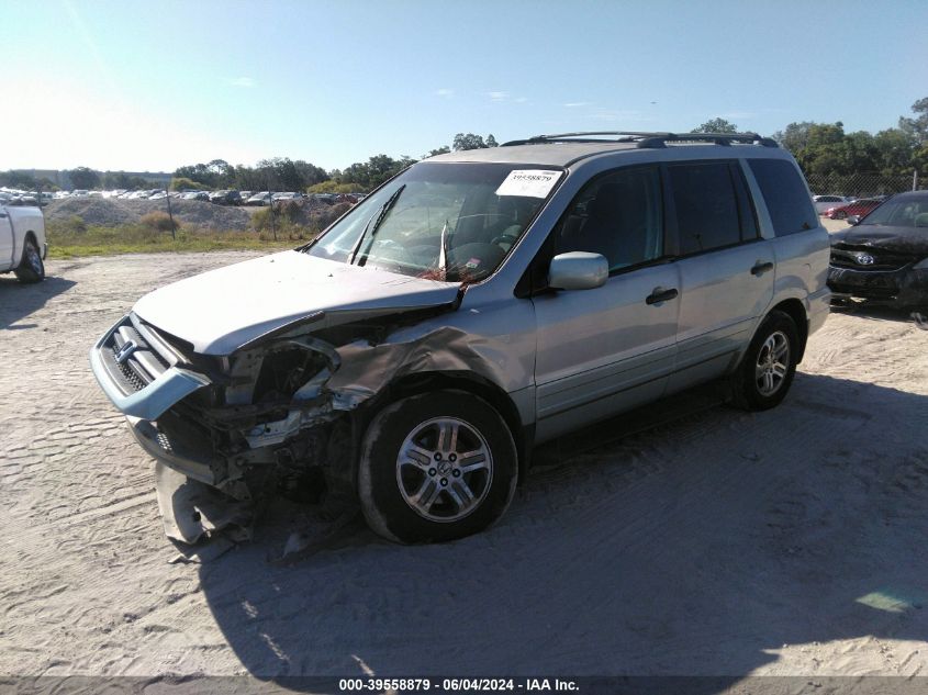 2003 Honda Pilot Ex VIN: 2HKYF18463H607767 Lot: 39558879