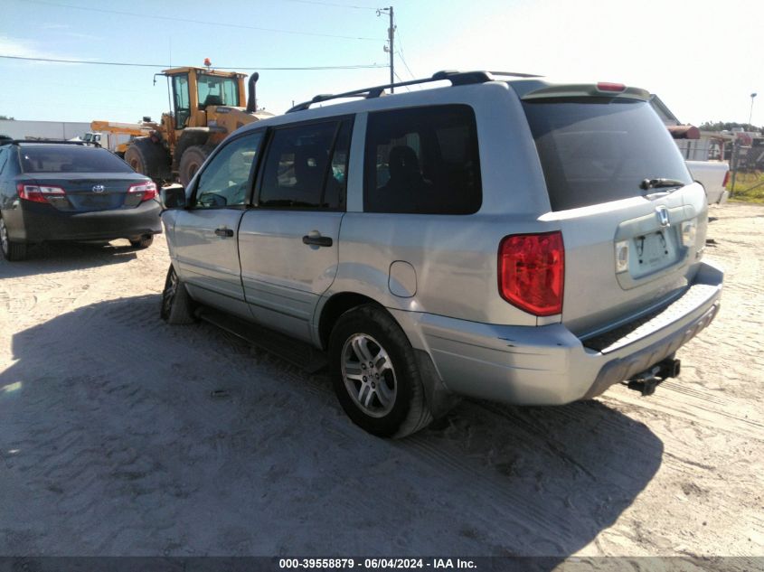 2003 Honda Pilot Ex VIN: 2HKYF18463H607767 Lot: 39558879