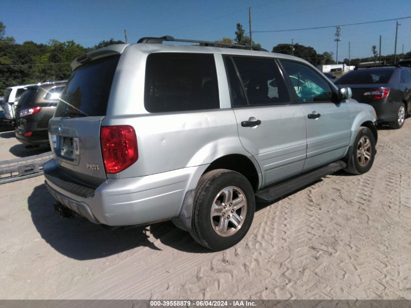 2003 Honda Pilot Ex VIN: 2HKYF18463H607767 Lot: 39558879