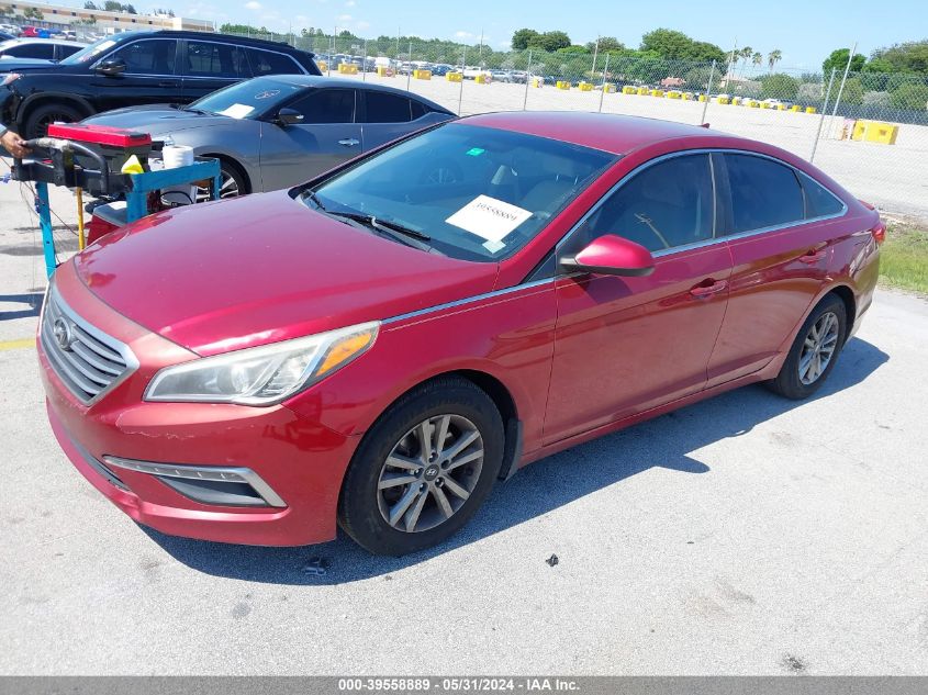 2015 Hyundai Sonata Se VIN: 5NPE24AF0FH149868 Lot: 39558889