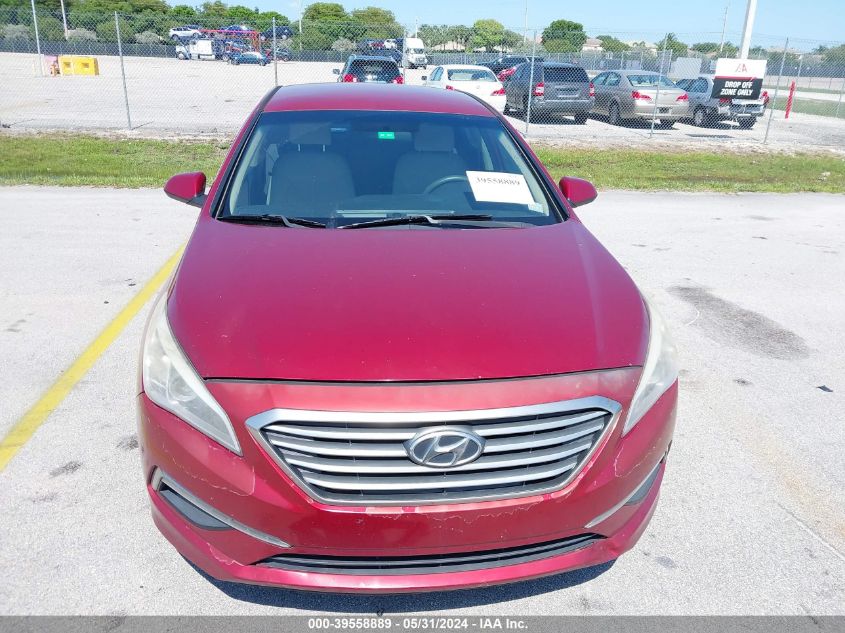 2015 Hyundai Sonata Se VIN: 5NPE24AF0FH149868 Lot: 39558889