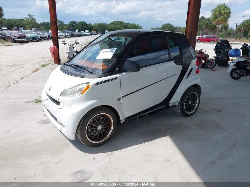 2008 Smart Fortwo Passion/Pure VIN: WMEEJ31X68K182627 Lot: 39558906