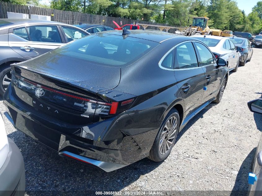 2024 Hyundai Sonata Hybrid Sel VIN: KMHL34JJ7RA090916 Lot: 39558922