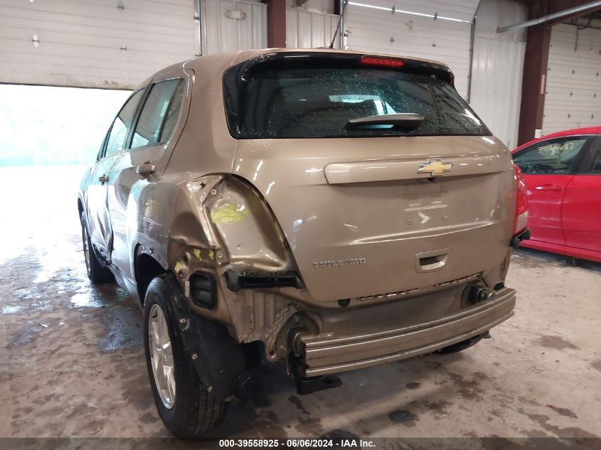 2018 Chevrolet Trax Ls VIN: 3GNCJNSB2JL298634 Lot: 39558925