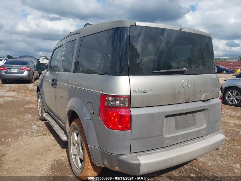 2003 Honda Element Ex VIN: 5J6YH18593L017510 Lot: 39558936