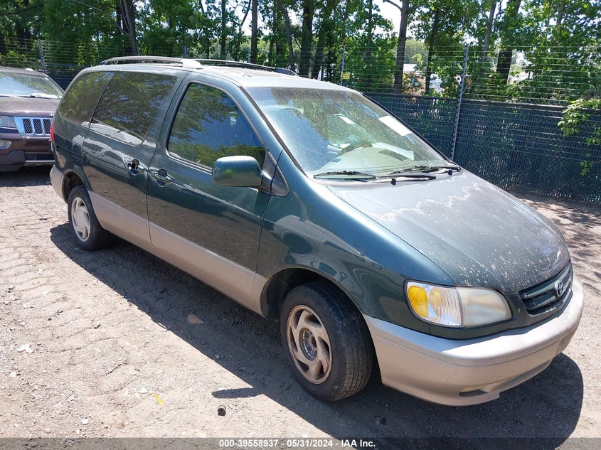 2001 Toyota Sienna Xle VIN: 4T3ZF13C11U335671 Lot: 39558937