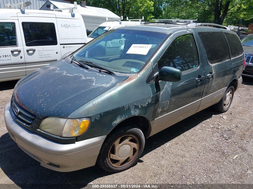 2001 Toyota Sienna Xle VIN: 4T3ZF13C11U335671 Lot: 39558937