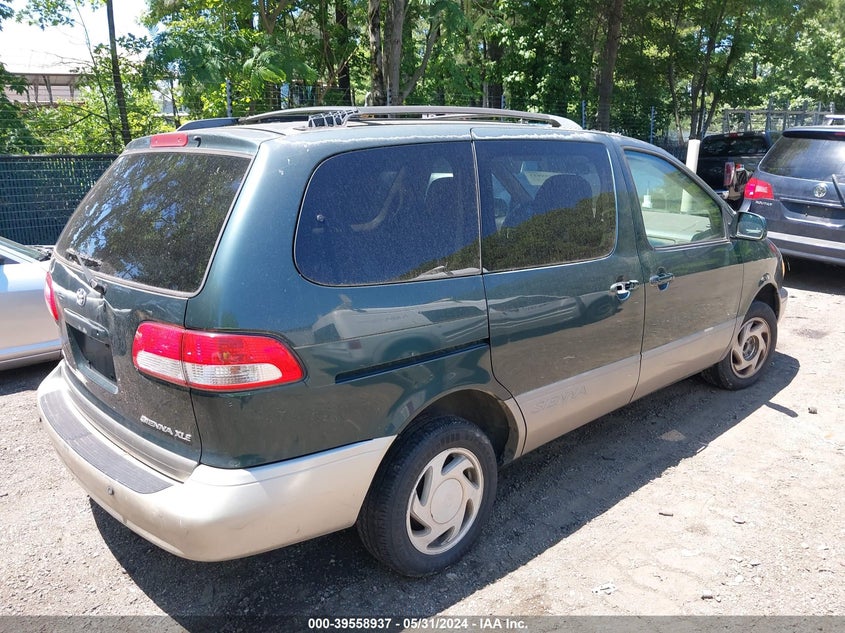 2001 Toyota Sienna Xle VIN: 4T3ZF13C11U335671 Lot: 39558937
